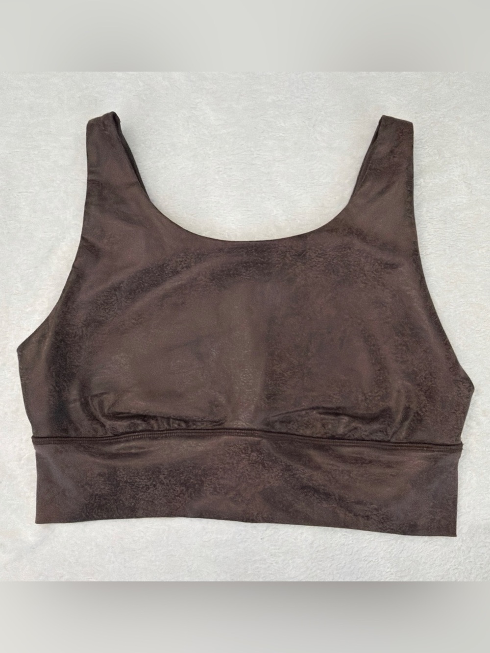OFFLINE by Aerie Brown Longline Sports Bra Medium Support Size S